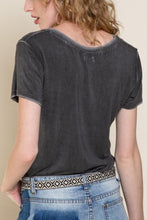 Load image into Gallery viewer, Stone Wash V Neck Shirt