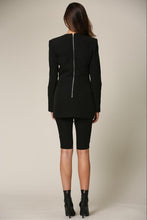 Load image into Gallery viewer, Caryn - Black Top and Biker Short Set