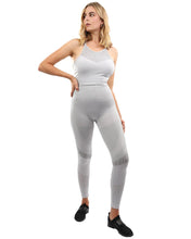 Load image into Gallery viewer, Helia Seamless Leggings & Sports Bra Set - Grey