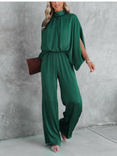 Load image into Gallery viewer, O-neck Casual Jumpsuit Wide Leg Loose Jumpsuits