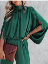 Load image into Gallery viewer, O-neck Casual Jumpsuit Wide Leg Loose Jumpsuits