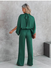 Load image into Gallery viewer, O-neck Casual Jumpsuit Wide Leg Loose Jumpsuits
