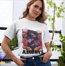 Load image into Gallery viewer, Floral Grunge Jersey Short Sleeve Tee