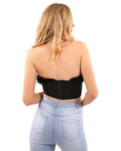 Charger l&#39;image dans la galerie, Pamela Fur Detail Crop Top
